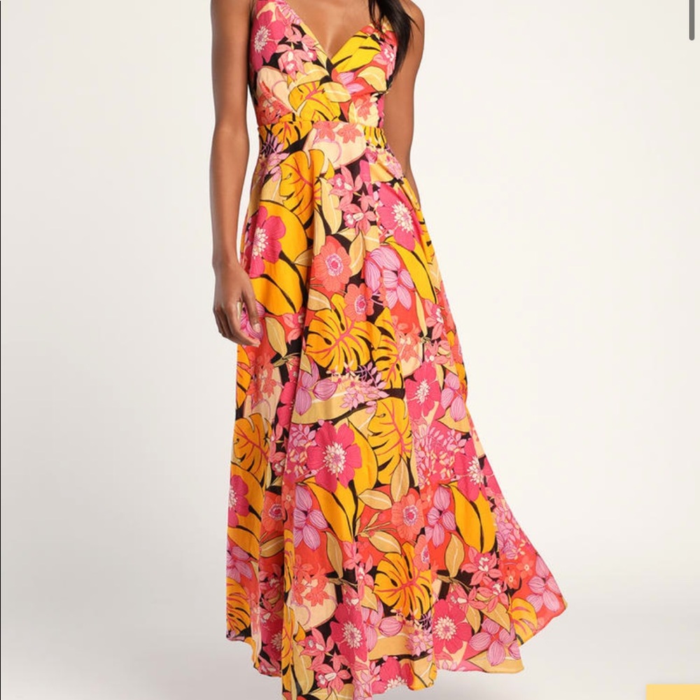 Cabo is Calling My name Surplice Dress Lulus